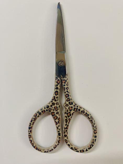 Dinky-Dyes, LLC “Leopard Scissors 3 1/2 Embroidery Scissors, Sharp, DD-SC-101, 2026 Nashville Market