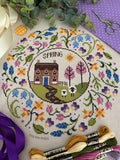 LITTLE DOVE DESIGN "Seasonal Circles Collection - Spring" Counted Cross Stitch Pattern, 2025 Needlework Marketplace Release, Pattern Only