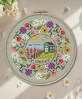 LITTLE DOVE DESIGN "Seasonal Circles Collection - Summer" Counted Cross Stitch Pattern, 2025 Needlework Marketplace Release, Pattern Only